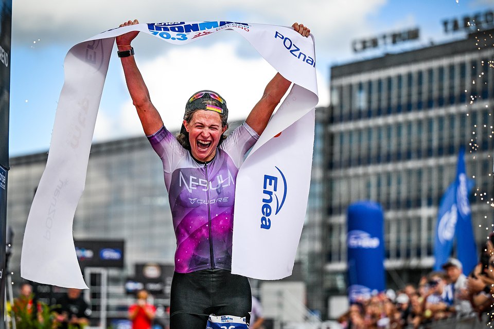 Rebecca Anderbury - zwyciężczyni Enea IRONMAN 70.3 Poznań w kategorii kobiet / Fot.: Bartek Zborowski
