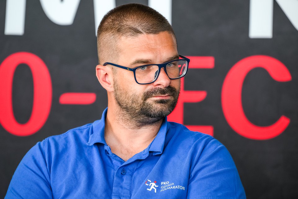Michał Drelich – dyrektor PKO Gdynia Półmaratonu / Fot. Przemek Świderski / Sport Evolution