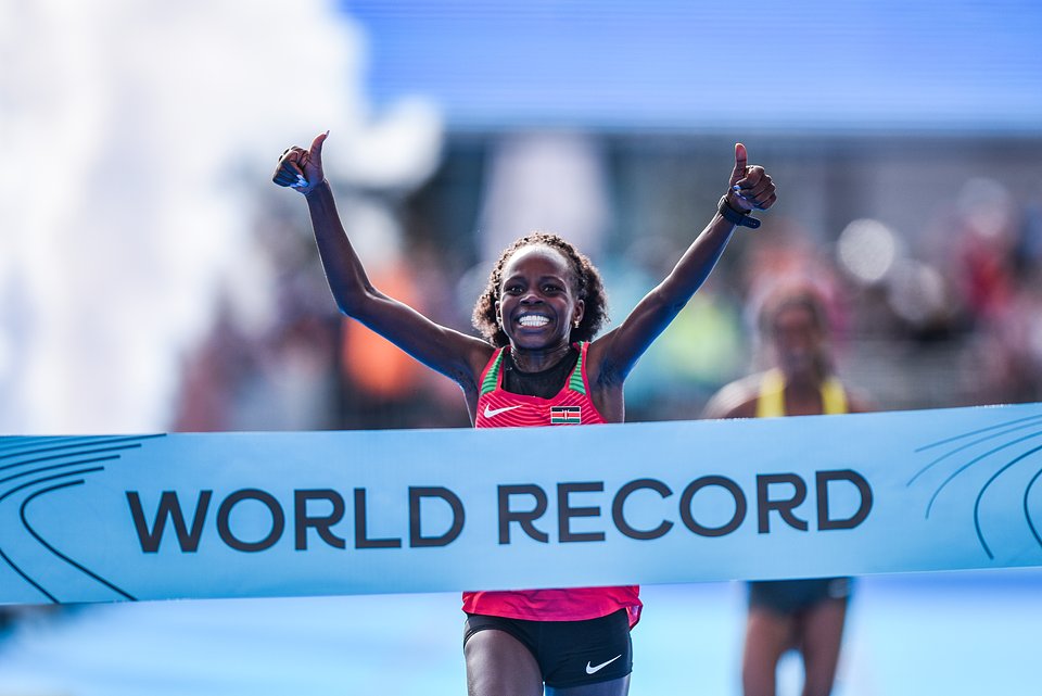 Peres Jepchirchir podczas MŚ w Półmaratonie Gdynia 2020 - fot. Bartek Syta / Sport Evolution