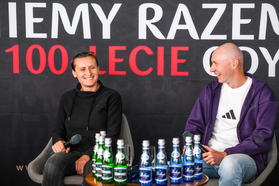 Karolina Nadolska i Krystian Zalewski - ambasadorowie PKO Gdynia Półmaratonu / Fot.: Przemek Świderski / Sport Evolution