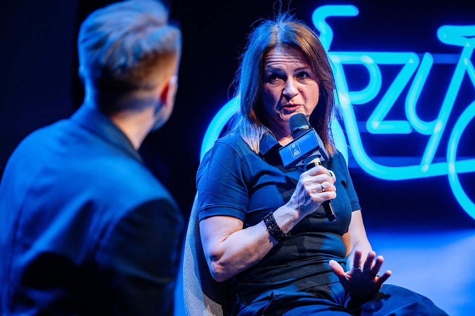 Edyta Włoszek - PZU, koordynatorka akcji "Polska Rowerowa PZU" /  Fot.: Bartek Syta / Sport Evolution