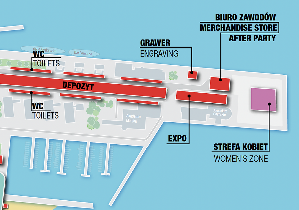 Plan sytuacyjny miasteczka imprezy