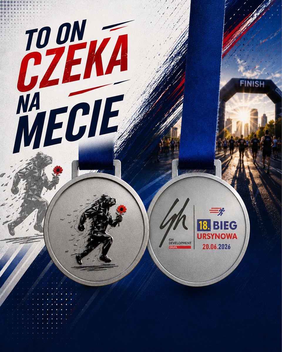 Medal finishera GH Development 18. Biegu Ursynowa