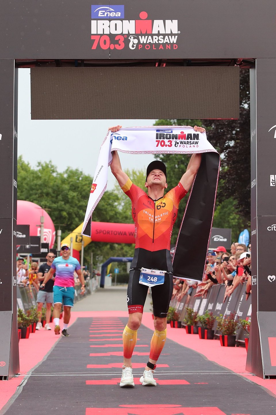 Sergiusz Sobczyk - zwycięzca Enea IRONMAN 70.3 Warsaw / Fot.: Michał Bacior / Sport Evolution