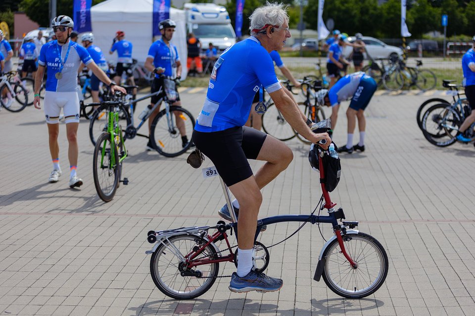Uczestnik PZU Family Fondo 2025 / Fot.: Maciej Nowaczyk / Sport Evolution