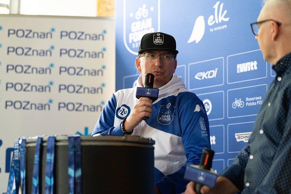 Piotr Lisiecki - koordynator PZU Gran Fondo Poznań / Fot.: Agnieszka Torba / Sport Evolution