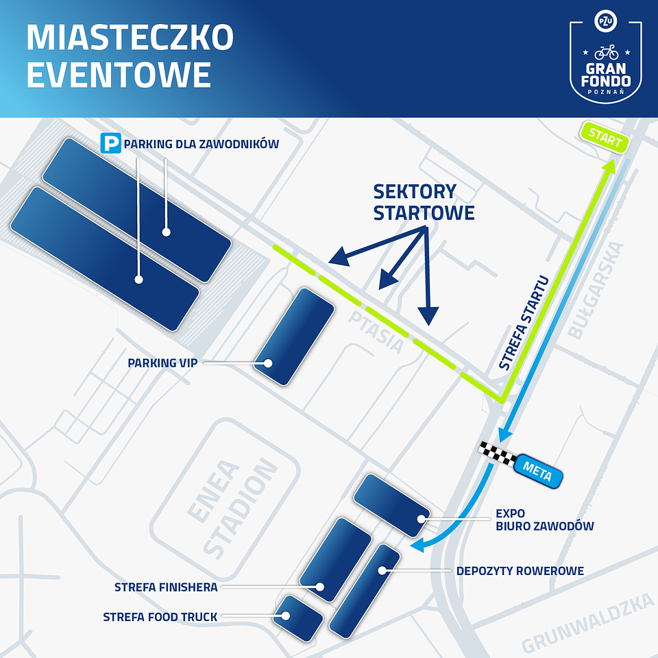 Plan miasteczka rowerowego