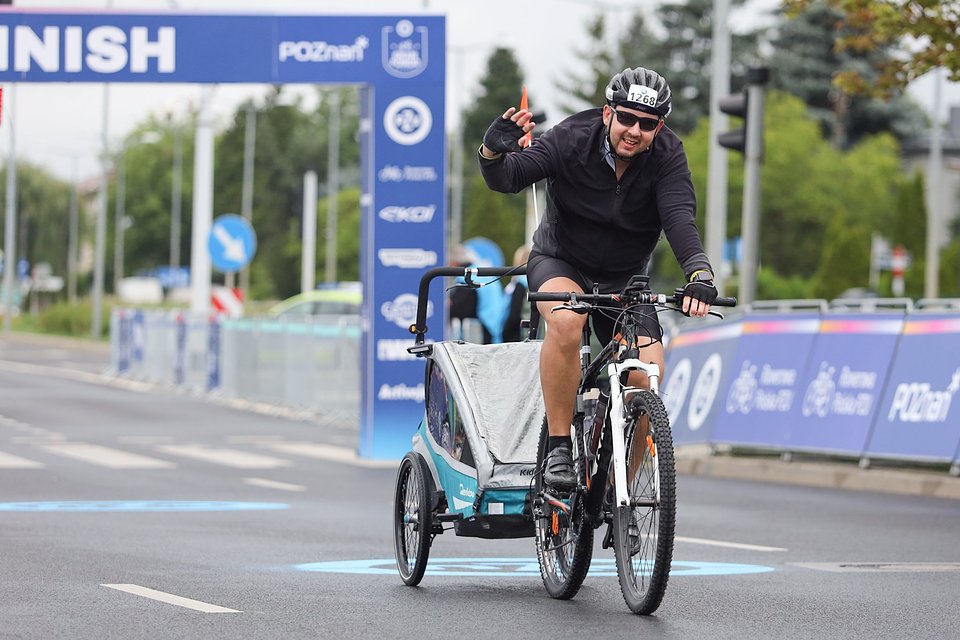 Adam Piotrowski - uczestnik PZU Family Fondo Poznań 2026 /  Fot.: Michał Bacior / Sport Evolution