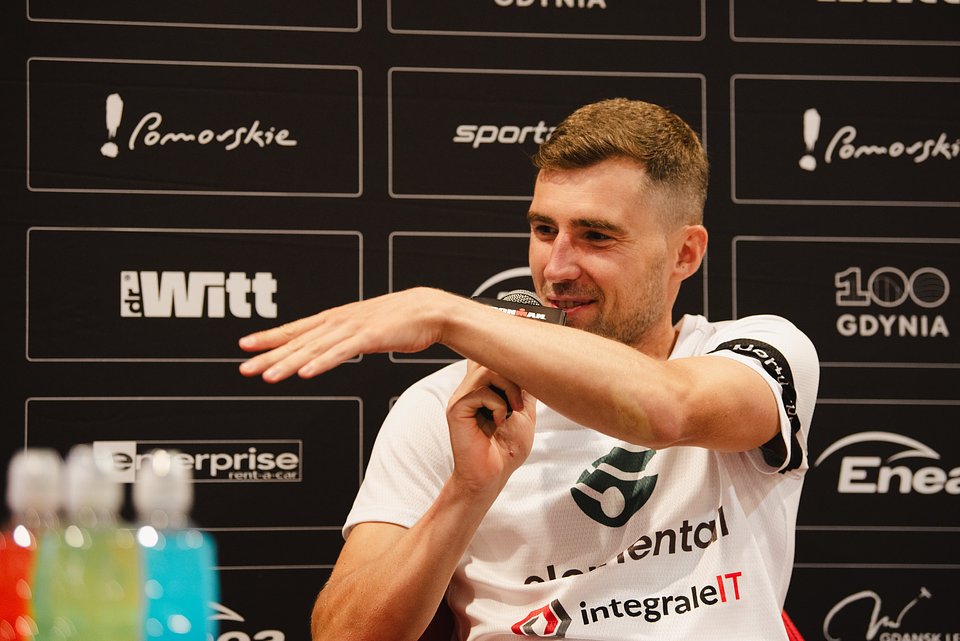 Robert WILKU Wilkowiecki - uczestnik Enea IRONMAN 70.3 Gdynia, zawodnik PRO / Fot.: Agnieszka Torba / Sport Evolution