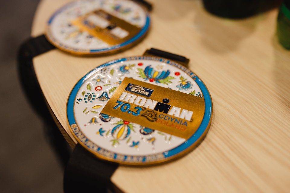 Medal finishera Enea IRONMAN 70.3 Gdynia / Fot.: Agnieszka Torba / Sport Evolution