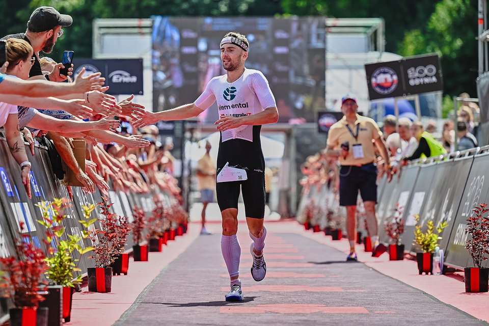 Robert WILKU Wilkowiecki - uczestnik Enea IRONMAN 70.3 Gdynia, zdobywca 4. miejsca / Fot.: Przemek Świderski / Sport Evolution
