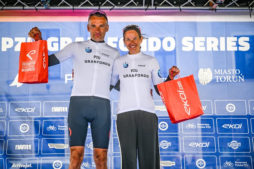 Zwycięzcy klasyfikacji generalnej PZU Gran Fondo Series 2026 / fot. Bartłomiej Zborowski
