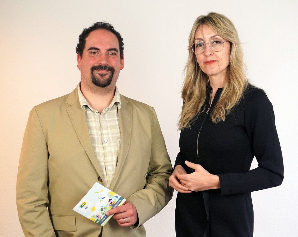 Shtilyana Koppe und Matthew Bach zu ICLEI Europe neuen Geschäftsführern.