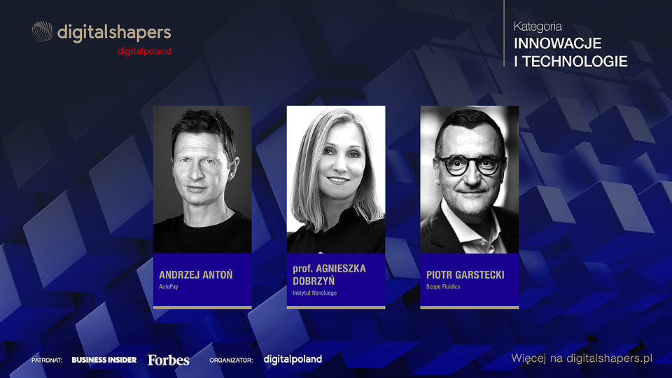 Digital Shapers 2025 w kategorii "Innowacje i Technologie"