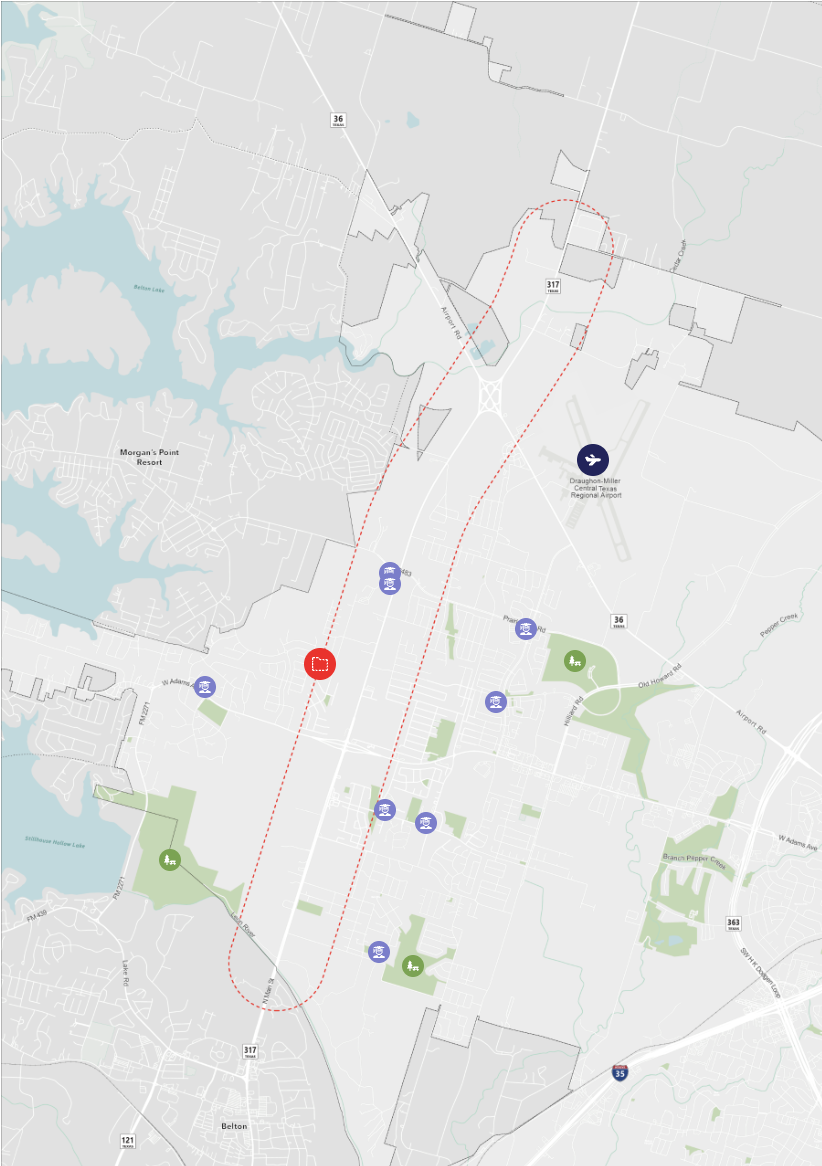 SH 317 Corridor Study Area
