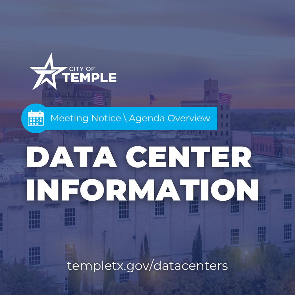Data Center Information: Meeting Notice\Agenda Overview