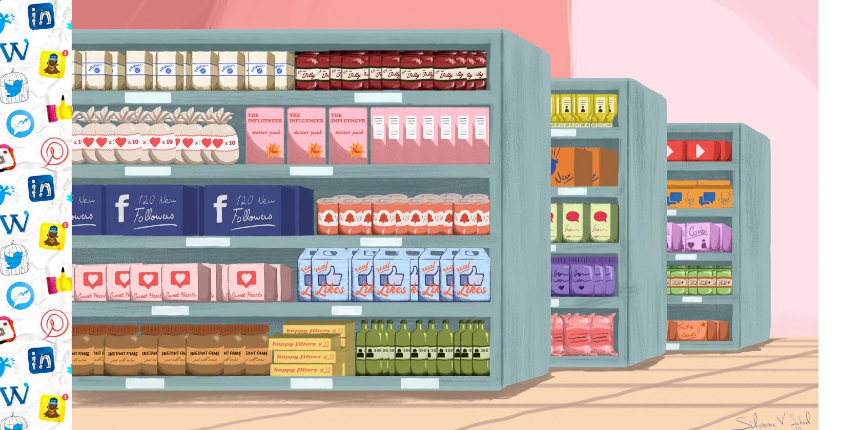 Estação Viana Shopping recebe exposição MostrART sobre Redes Sociais