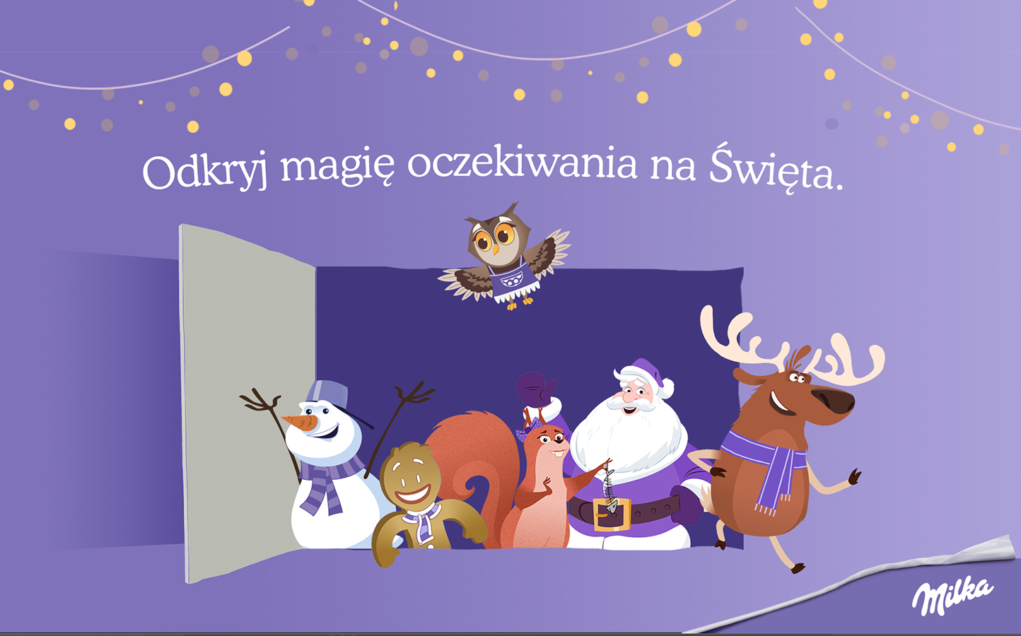 „Odkryj magię oczekiwania na Święta” – świąteczna kampania Milka