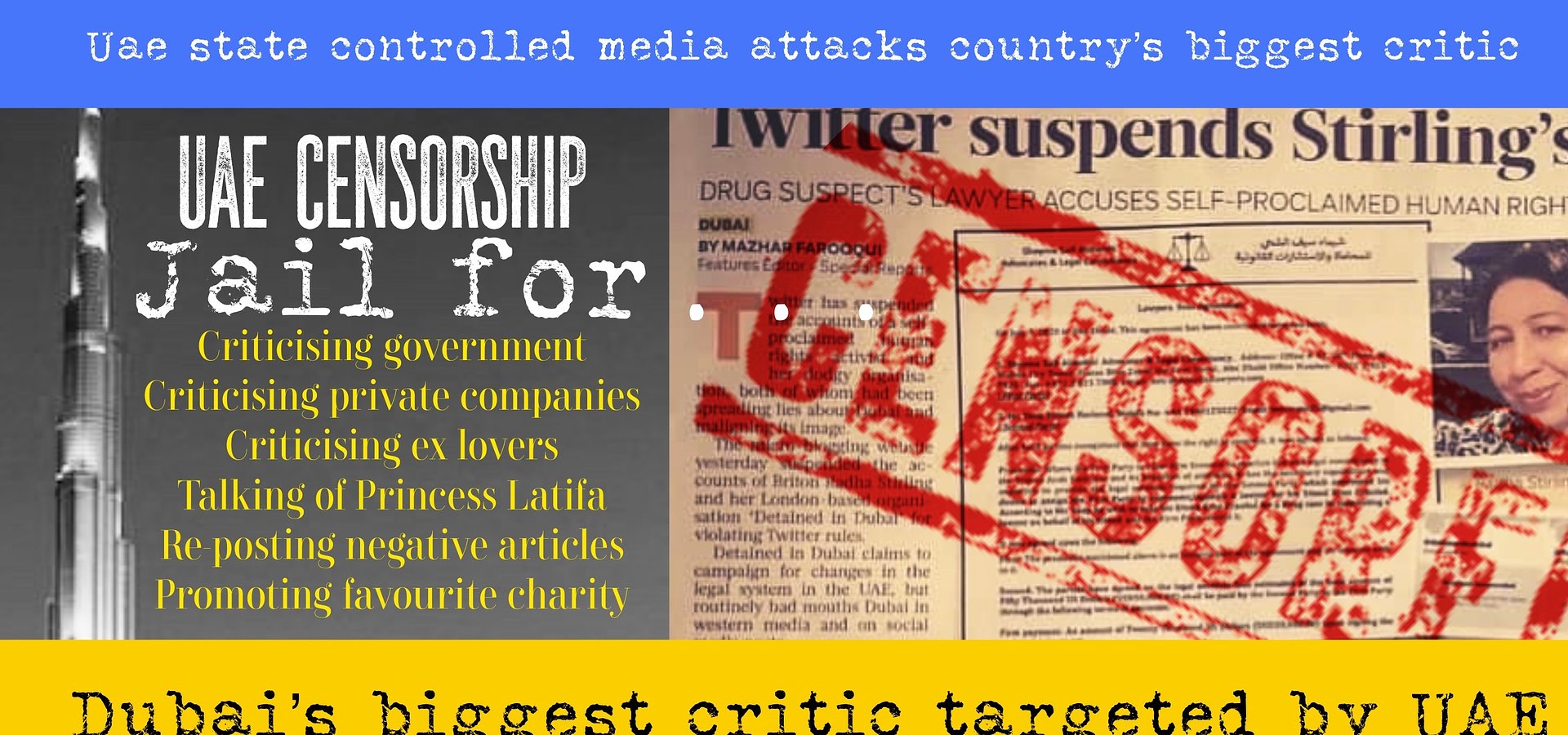 Censorship of Dubai's biggest critic on Twitter sparks concern