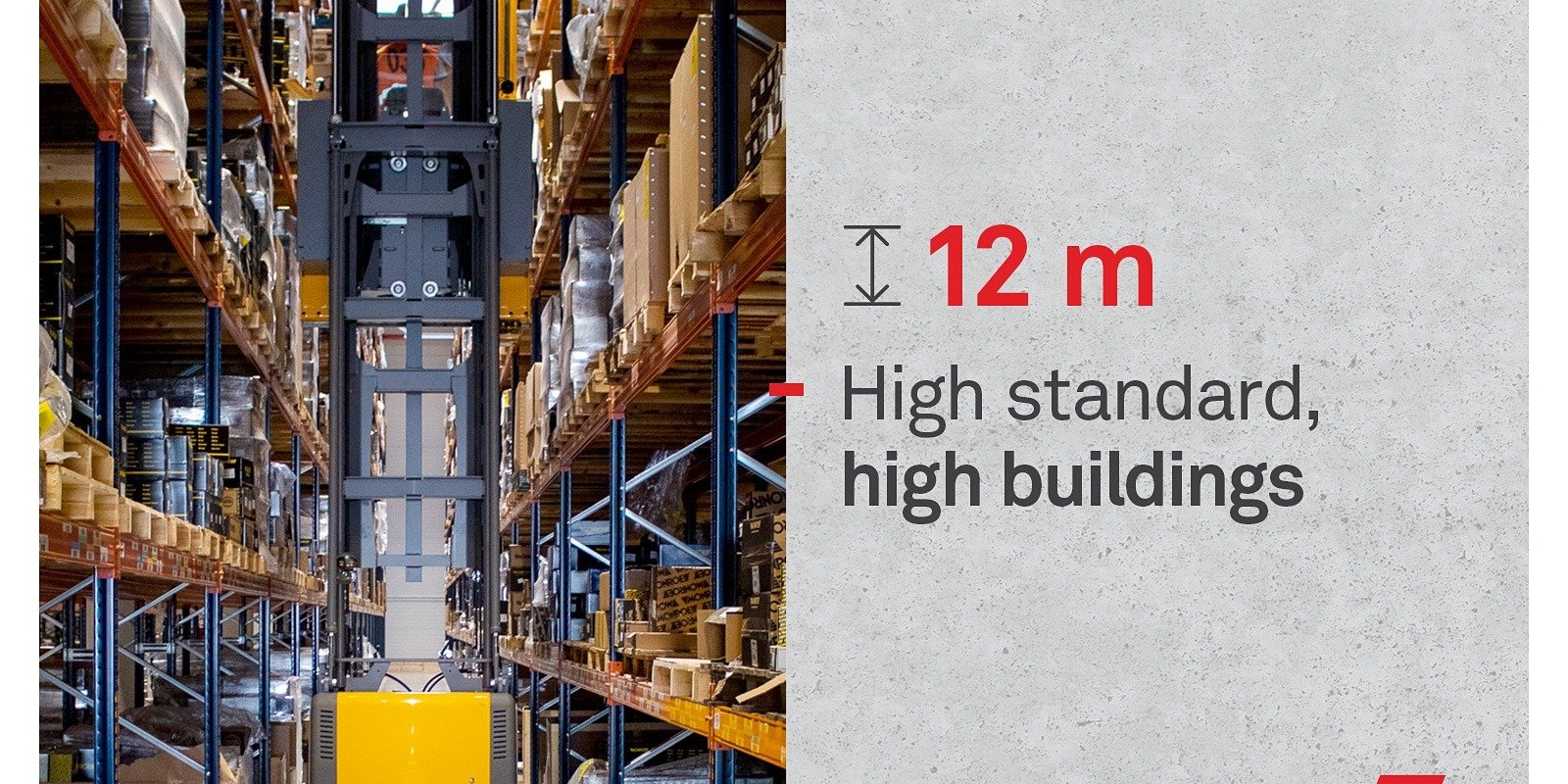 Changes on the warehouse market:12-meter warehouses now a standard in 7R’s offer