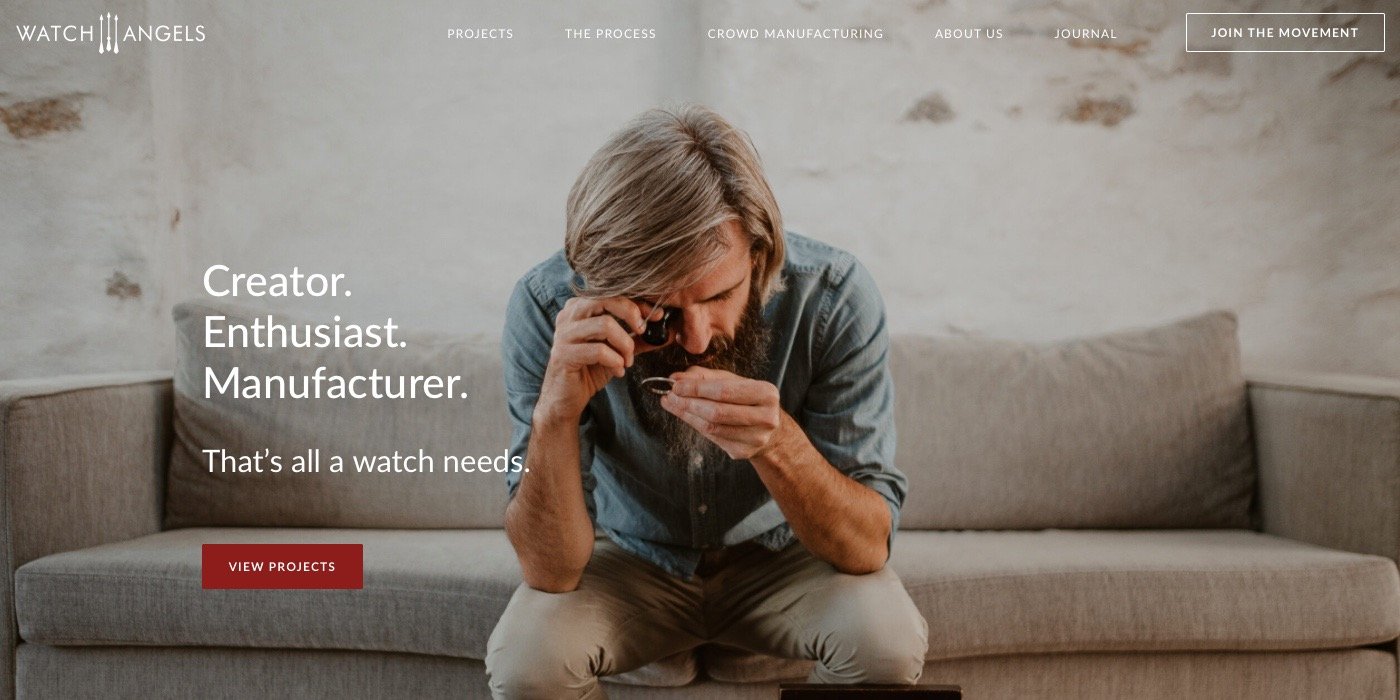 Watch Angels, la plateforme du Crowdmanufacturing horloger.