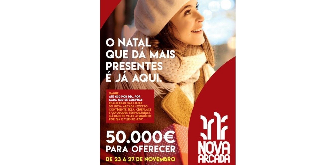 Este Natal, o Nova Arcada tem um presente especial para oferecer