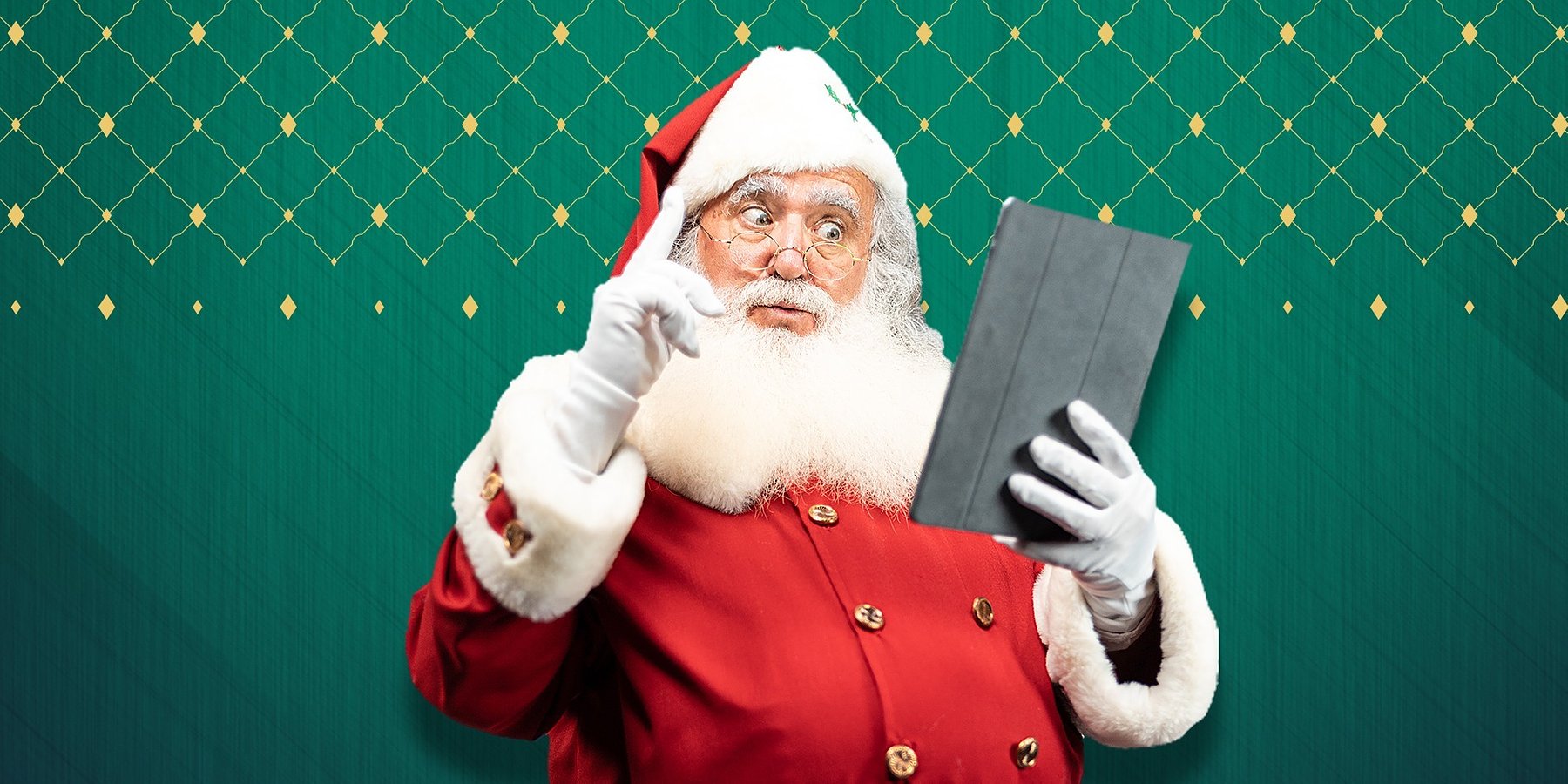 Este ano, o Pai Natal do MadeiraShopping está em Teletrabalho