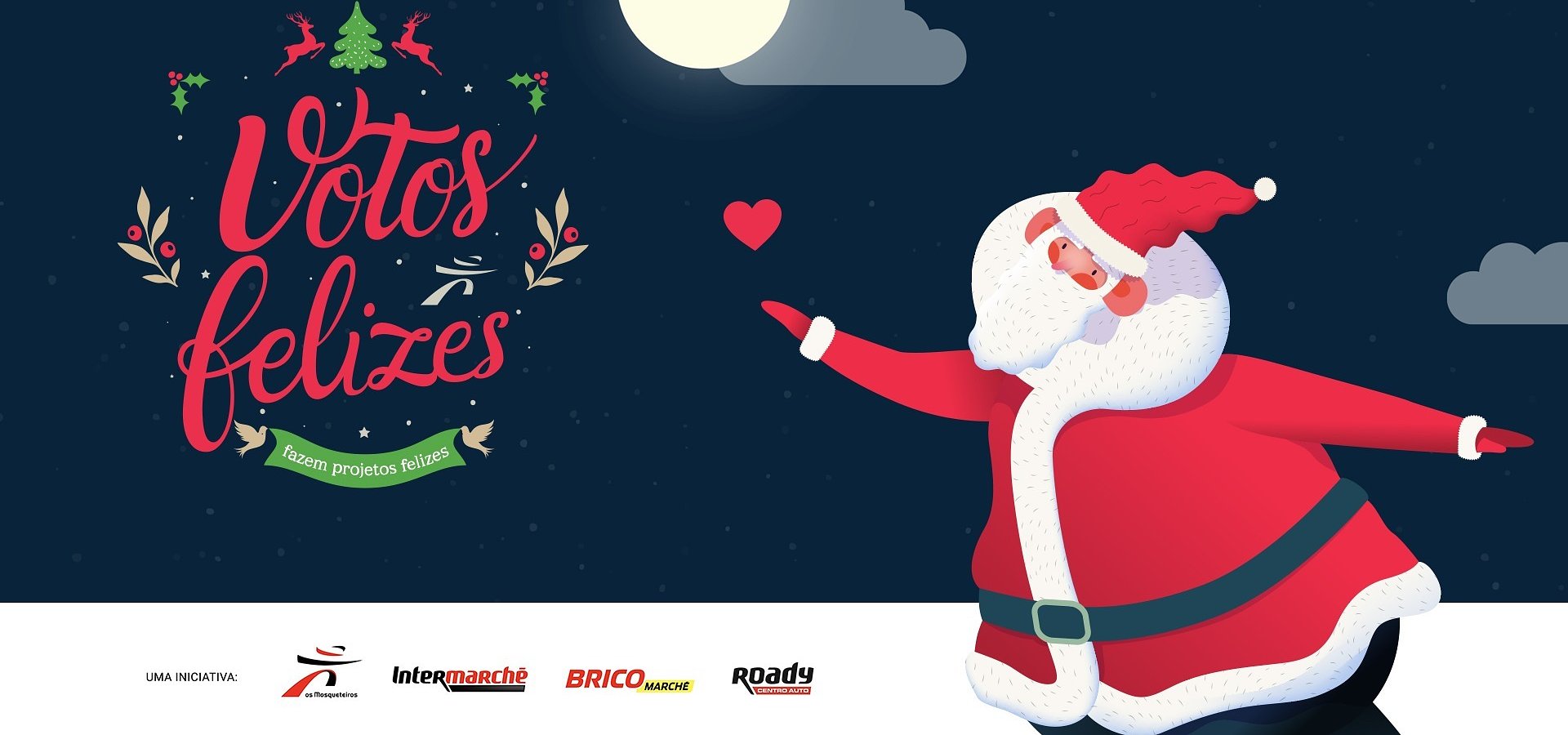 Este Natal votos de boas festas concretizam projetos de instituições de todo o país