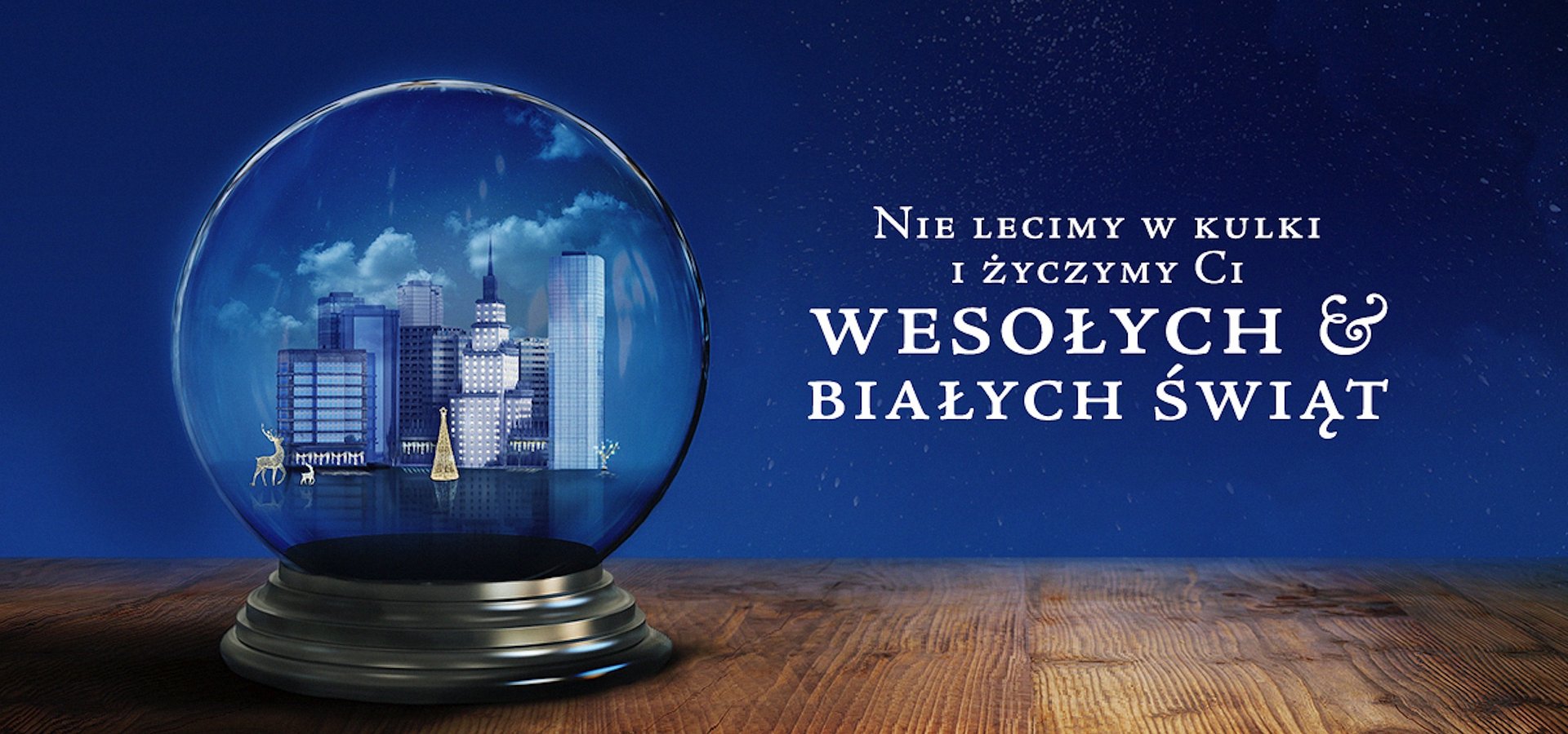 White Xmas - kartka świąteczna w AR od VMLY&R Poland