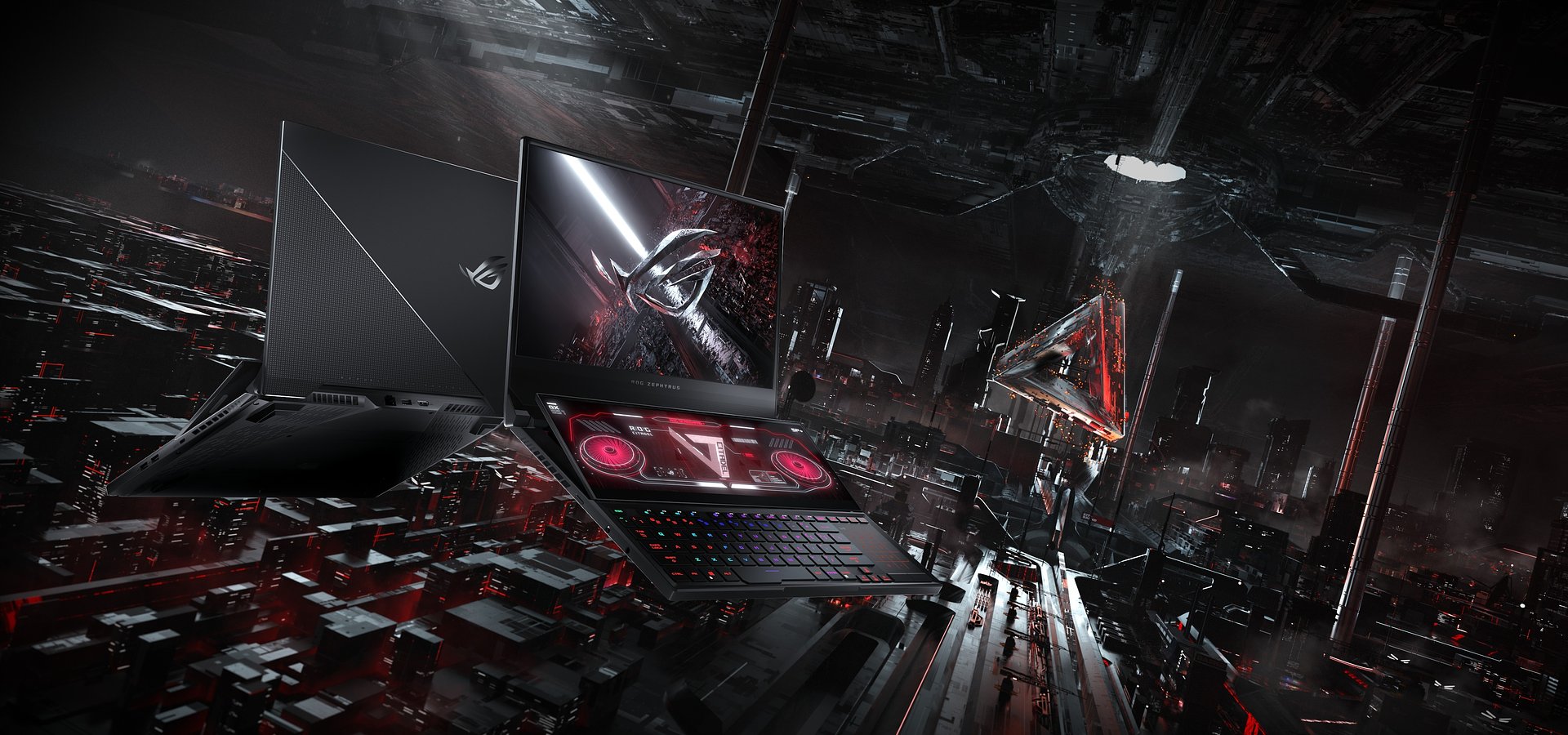 ASUS ROG prezentuje dwuekranowego laptopa gamingowego Zephyrus Duo 15 SE