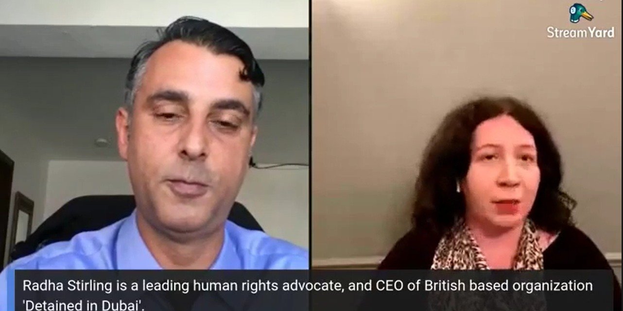 Daniel Rivera of Skyline International Free Speech organisation, live with Radha Stirling