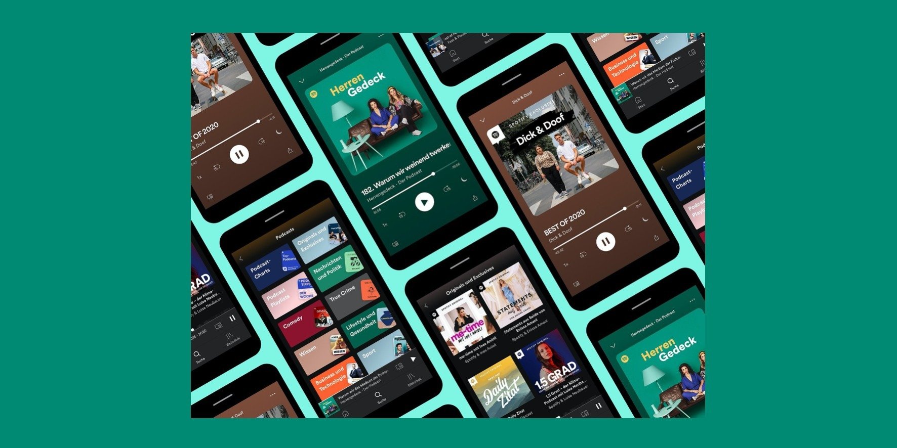 Spotify startet 12 neue deutschsprachige Original Podcasts