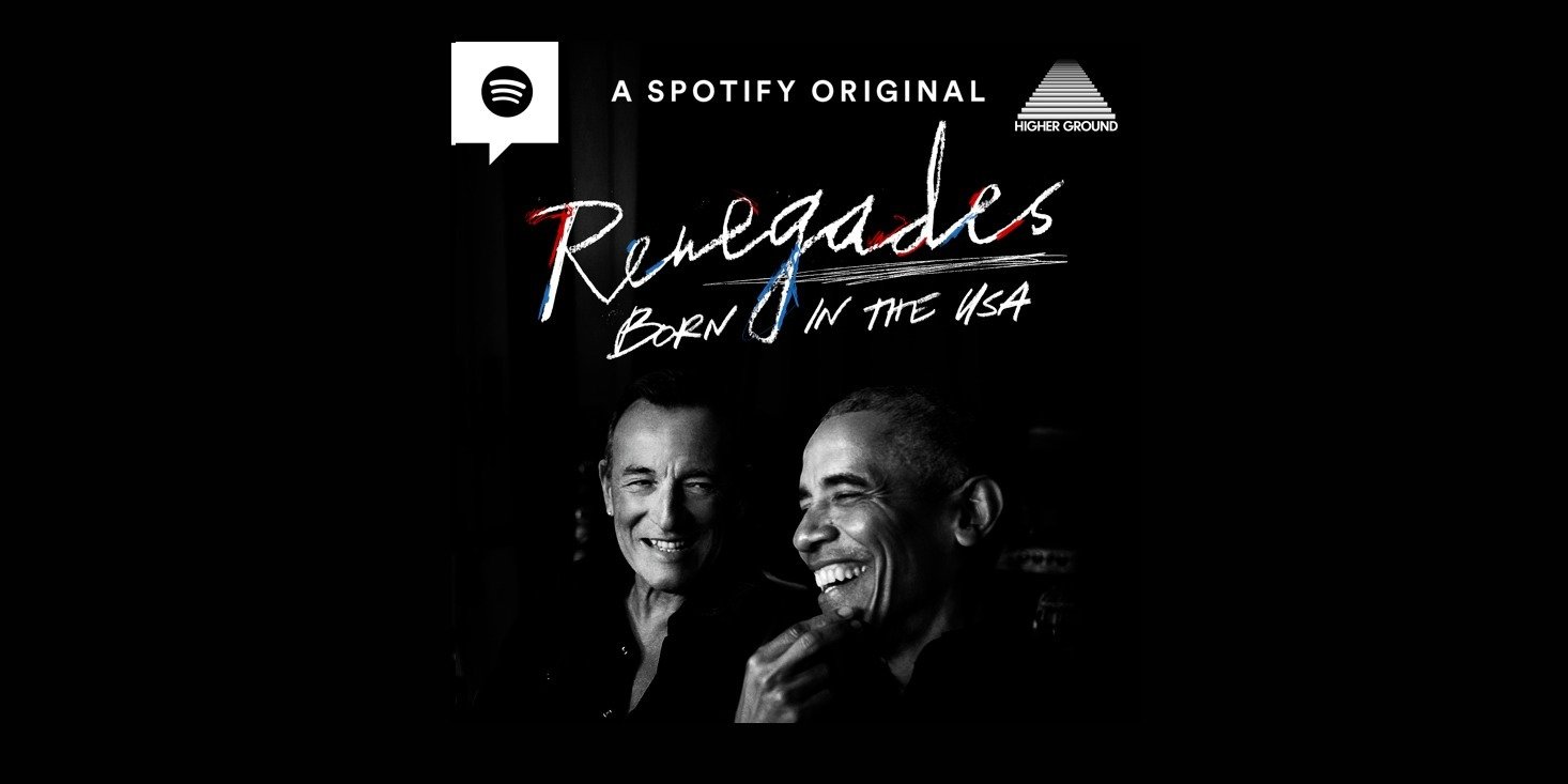 Higher Ground und Spotify starten neuen Podcast “Renegades: Born in the USA” mit Barack Obama und Bruce Springsteen
