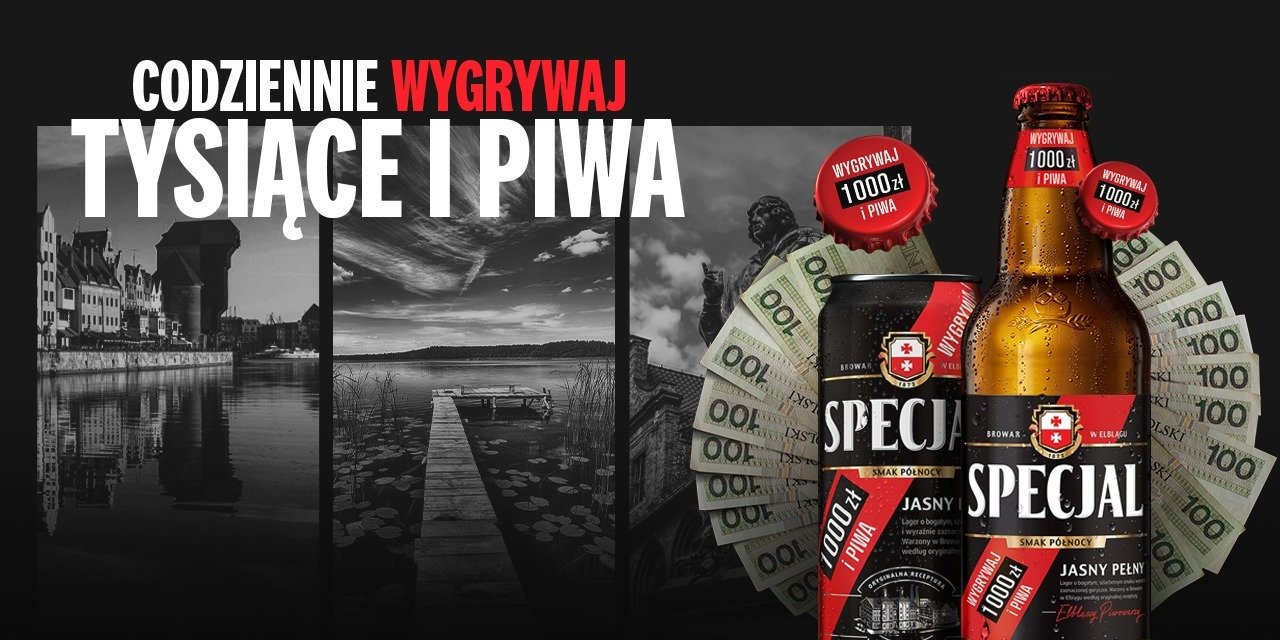 Codziennie wygrywaj tysiące i piwa w loterii marki Specjal