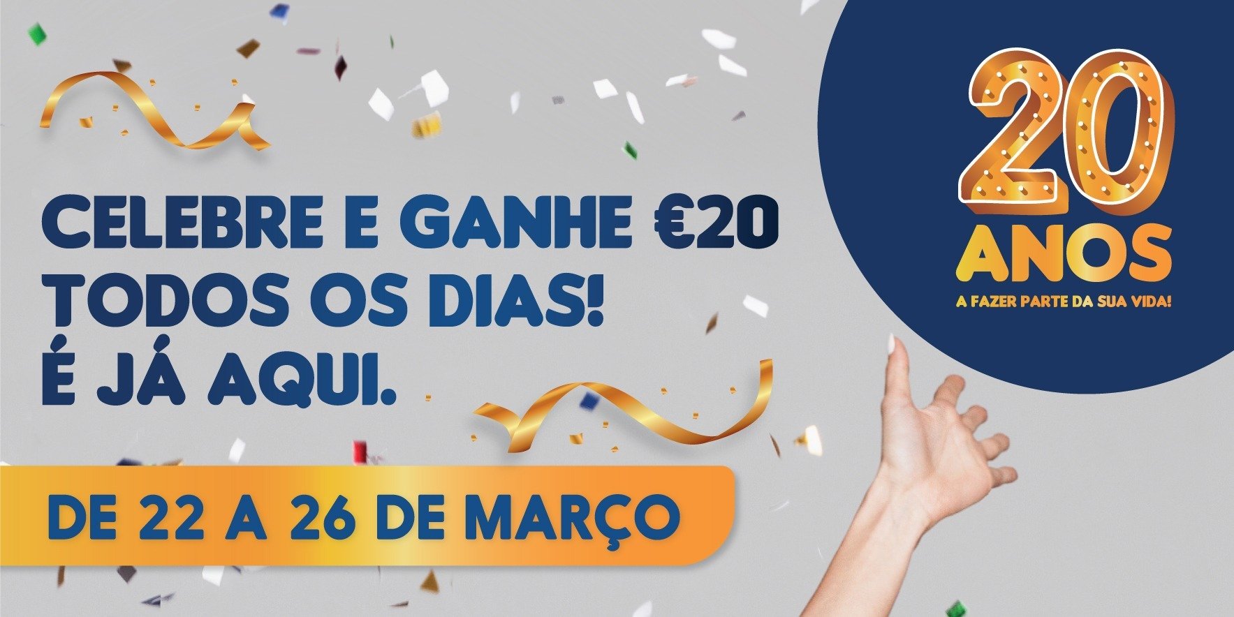MadeiraShopping celebra 20 anos com uma oferta muito especial para os seus visitantes