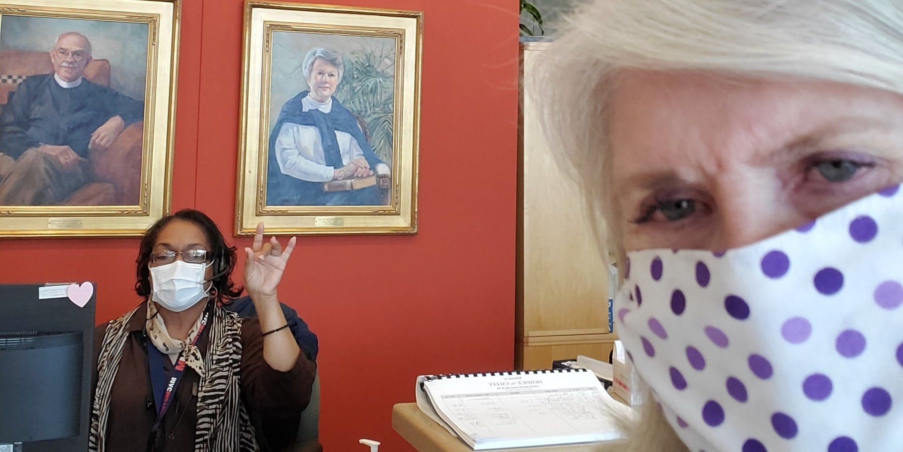 Eileen Harris Raised $550 for Hospice of the Valley Making Masks