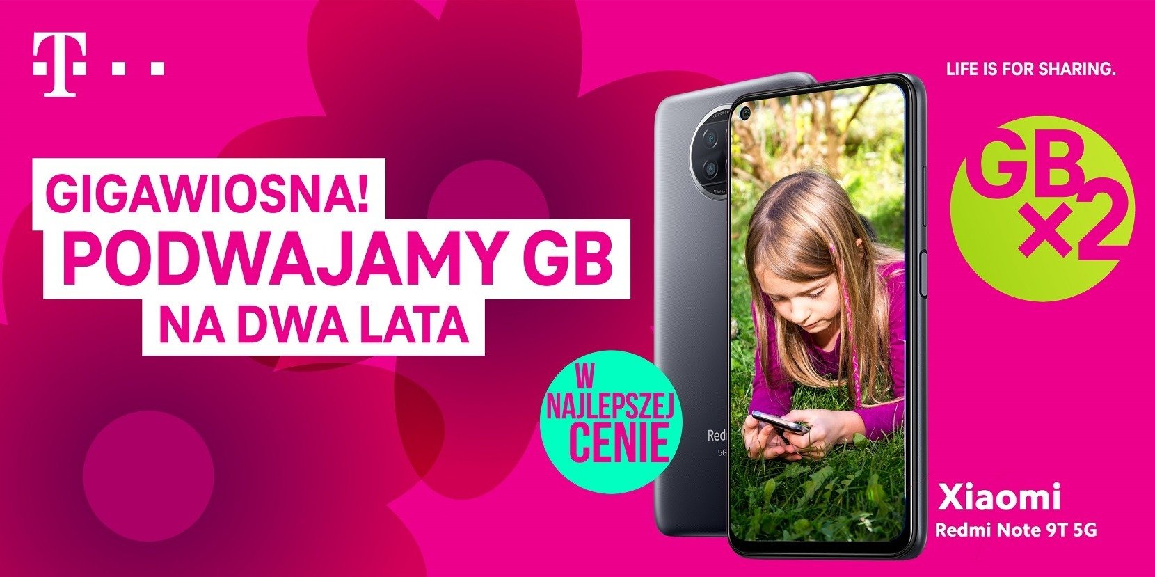 Podwajamy gigabajty na wiosnę – startuje nowa kampania T-Mobile