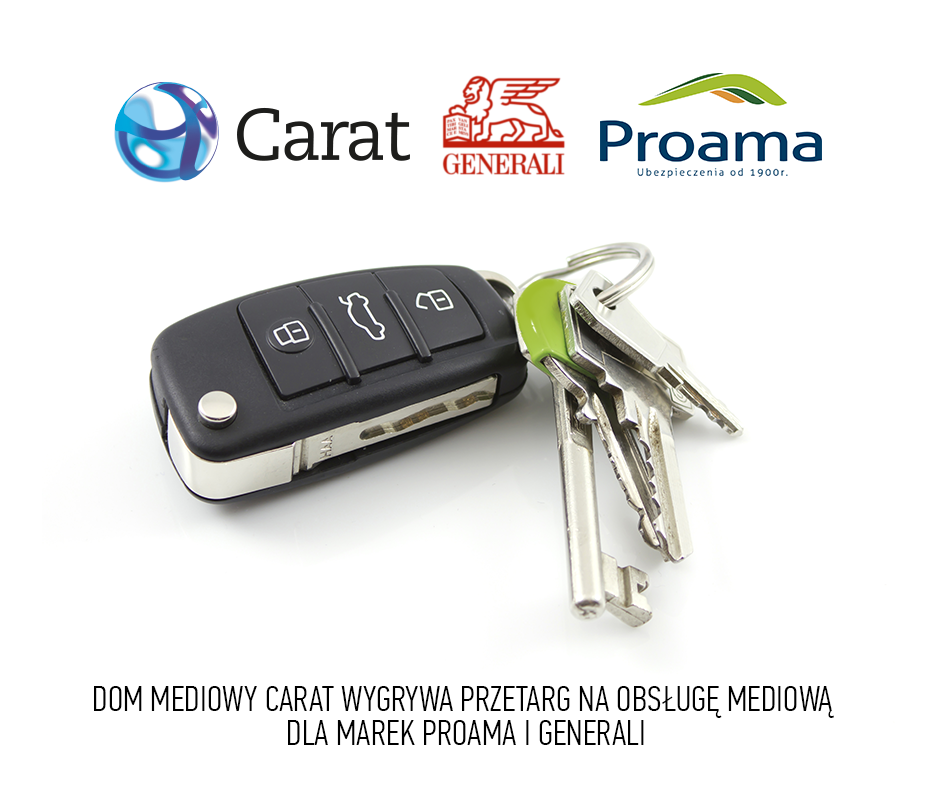 Carat wygrał przetarg na obsługę mediową Proama i Generali