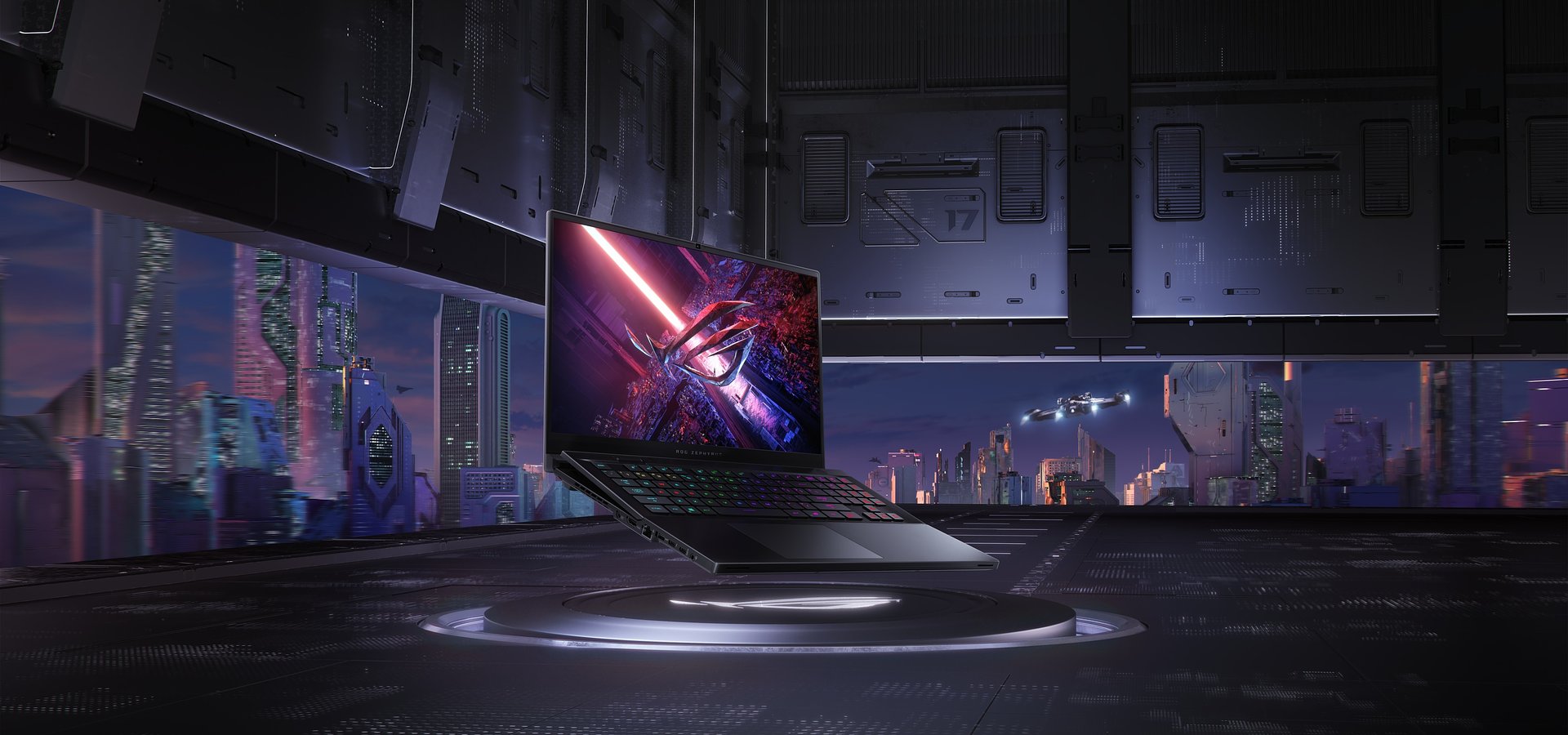 ROG prezentuje laptopa gamingowego Zephyrus S17 klasy premium z klawiaturą z mechanizmem unoszenia
