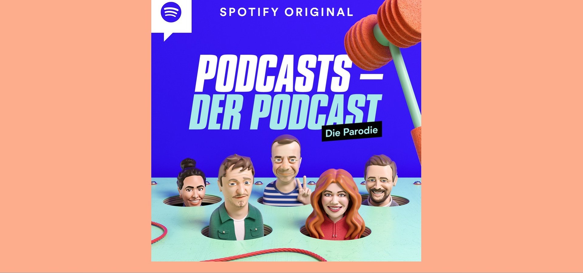 Neuer Spotify Original Podcast: “Podcasts – der Podcast” parodiert die beliebtesten deutschsprachigen Formate
