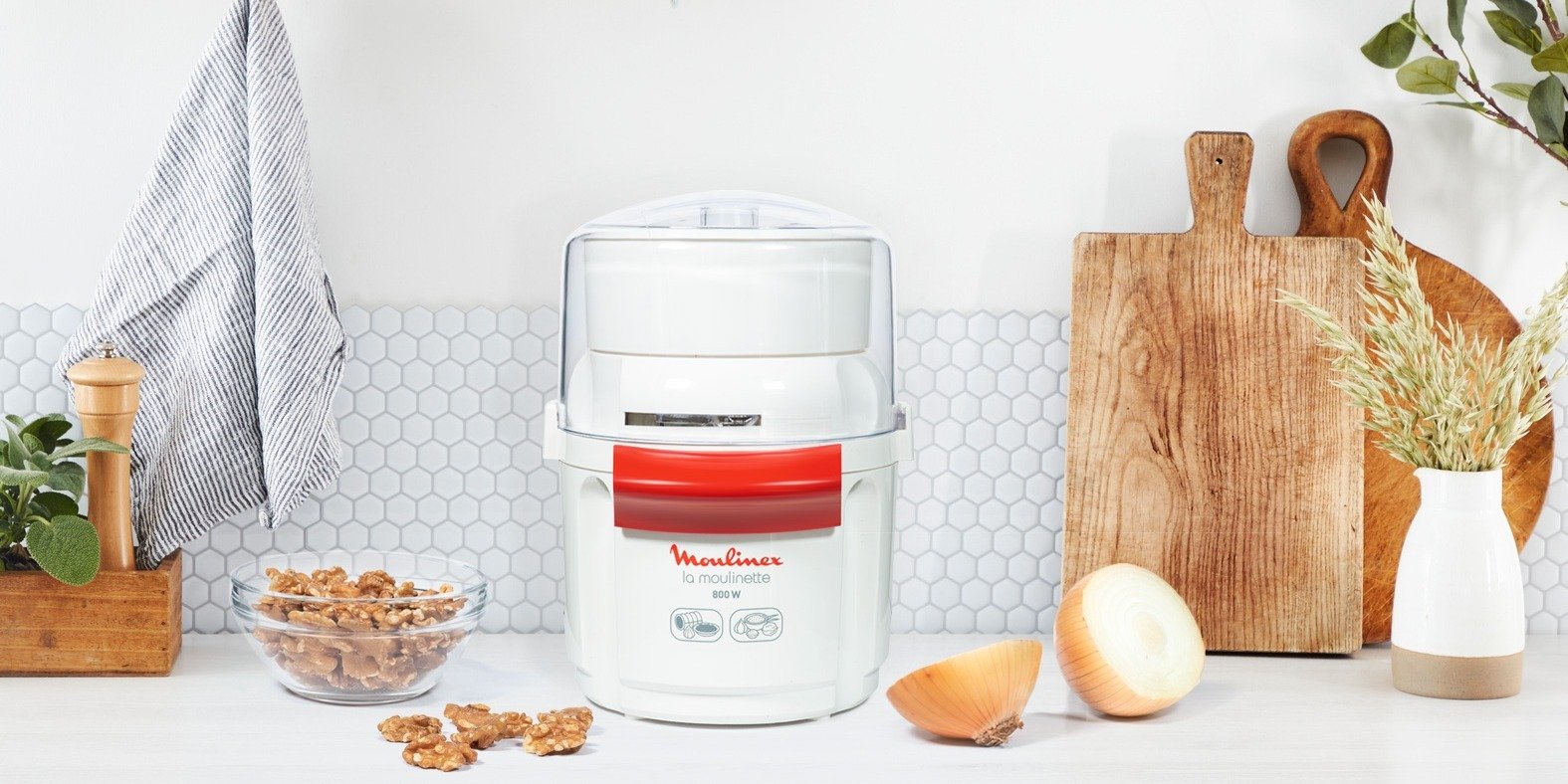 Nova picadora Moulinex 1-2-3: mais rápida e com um novo design