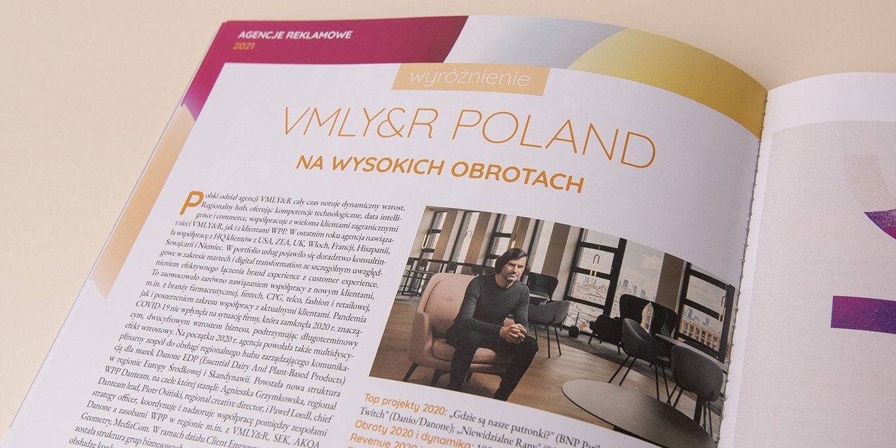 "Media Marketing Polska": VMLY&R agencją na wysokich obrotach