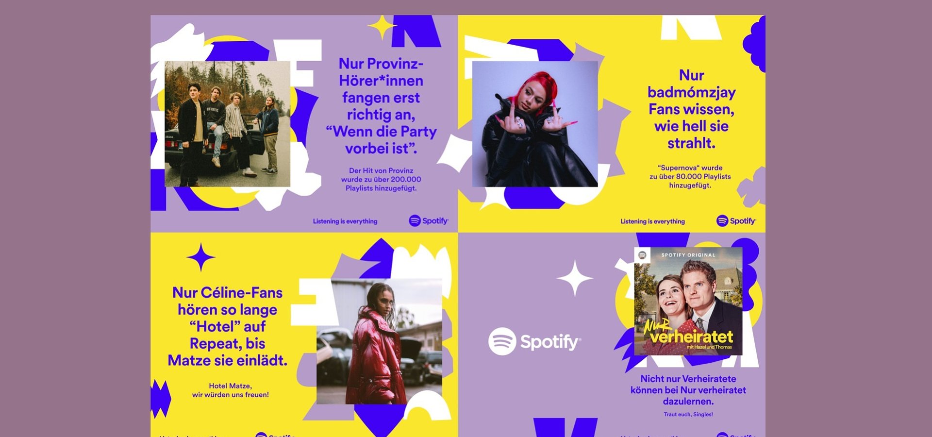 Neue Markenkampagne “Only You”: Spotify rückt das individuelle Streamingverhalten der Hörer*innen in den Mittelpunkt