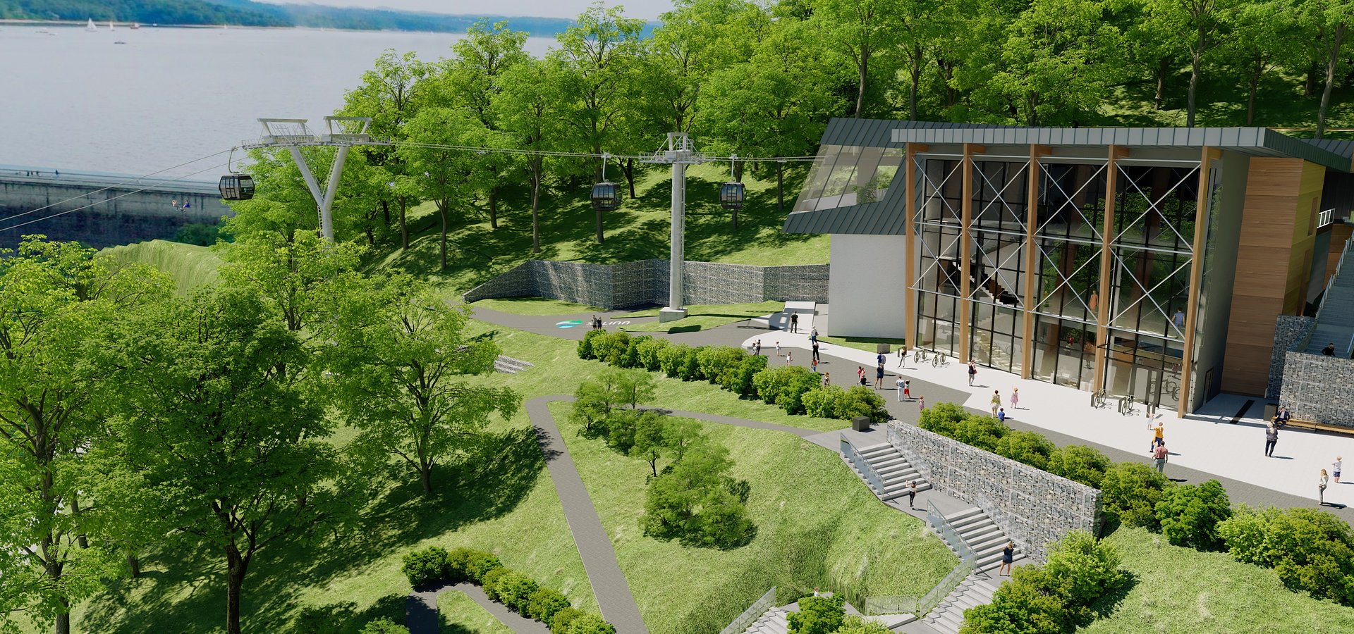 Polskie Koleje Linowe rozpoczęły budowę nowego ośrodka turystycznego i kolei widokowej nad zaporą w Solinie