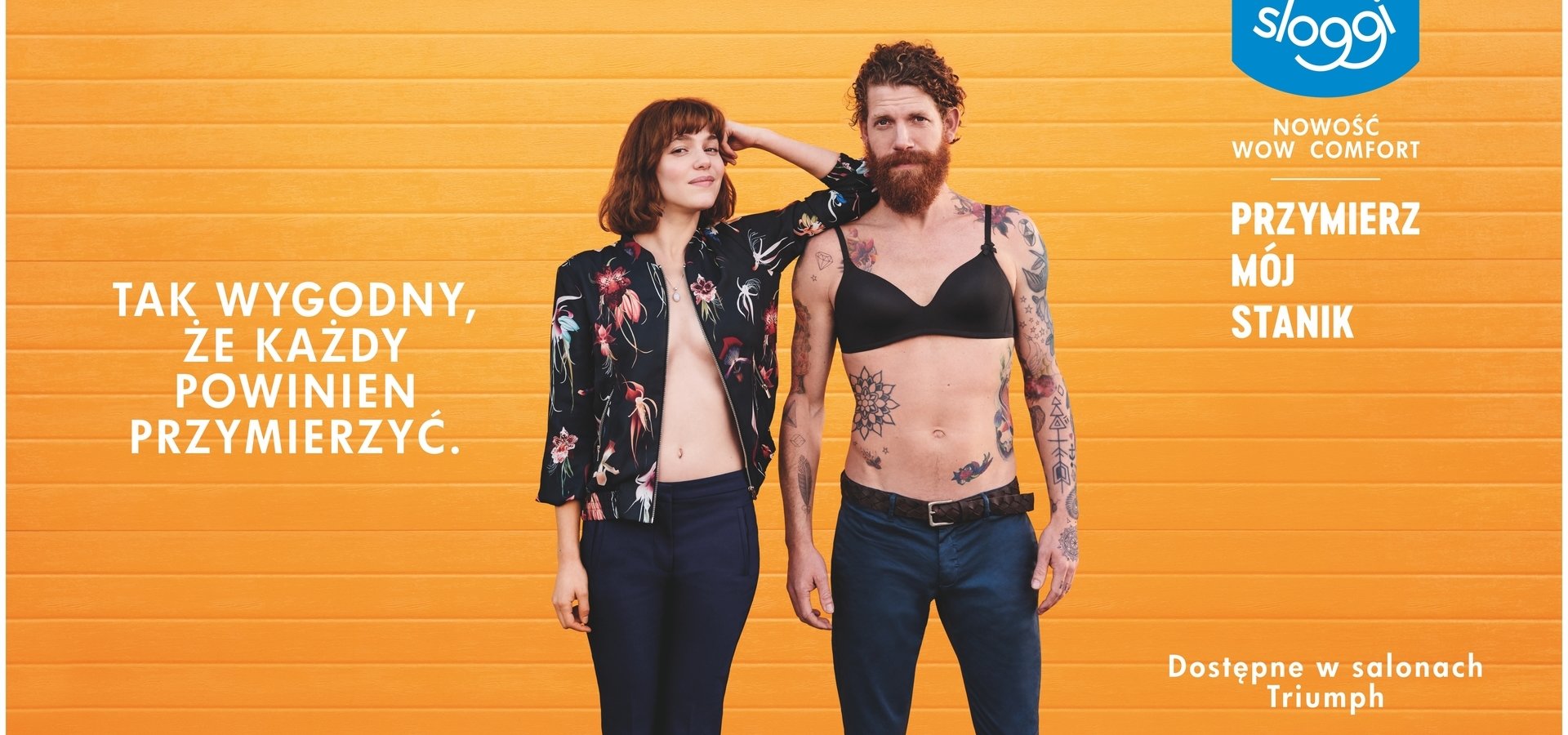 Marka sloggi zachęca do wypróbowania nowego, ultra wygodnego biustonosza