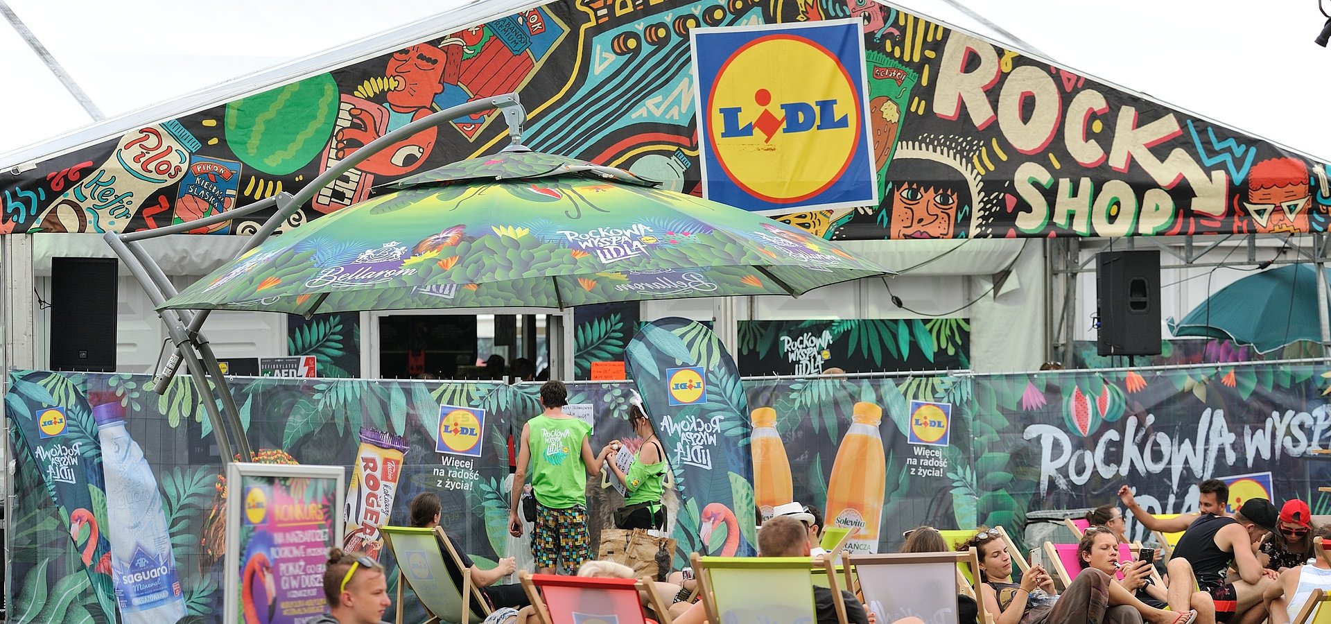 Sklep Lidl Polska ponownie na Pol’and’Rocku.Rockowa Wyspa Lidla będzie otwarta przez ponad 120 godzin