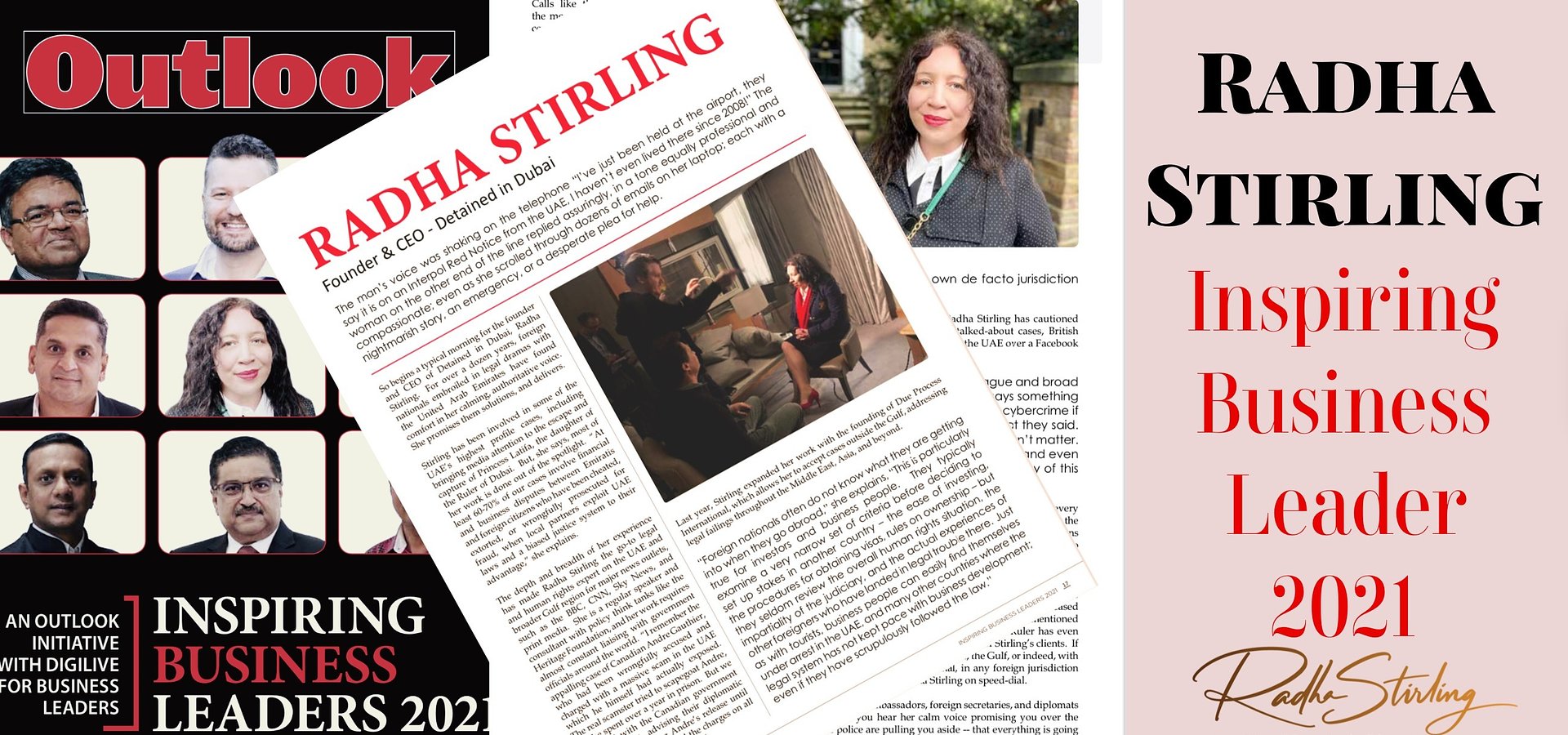 Radha Stirling - Inspiring Leader 2021 Magazine Feature