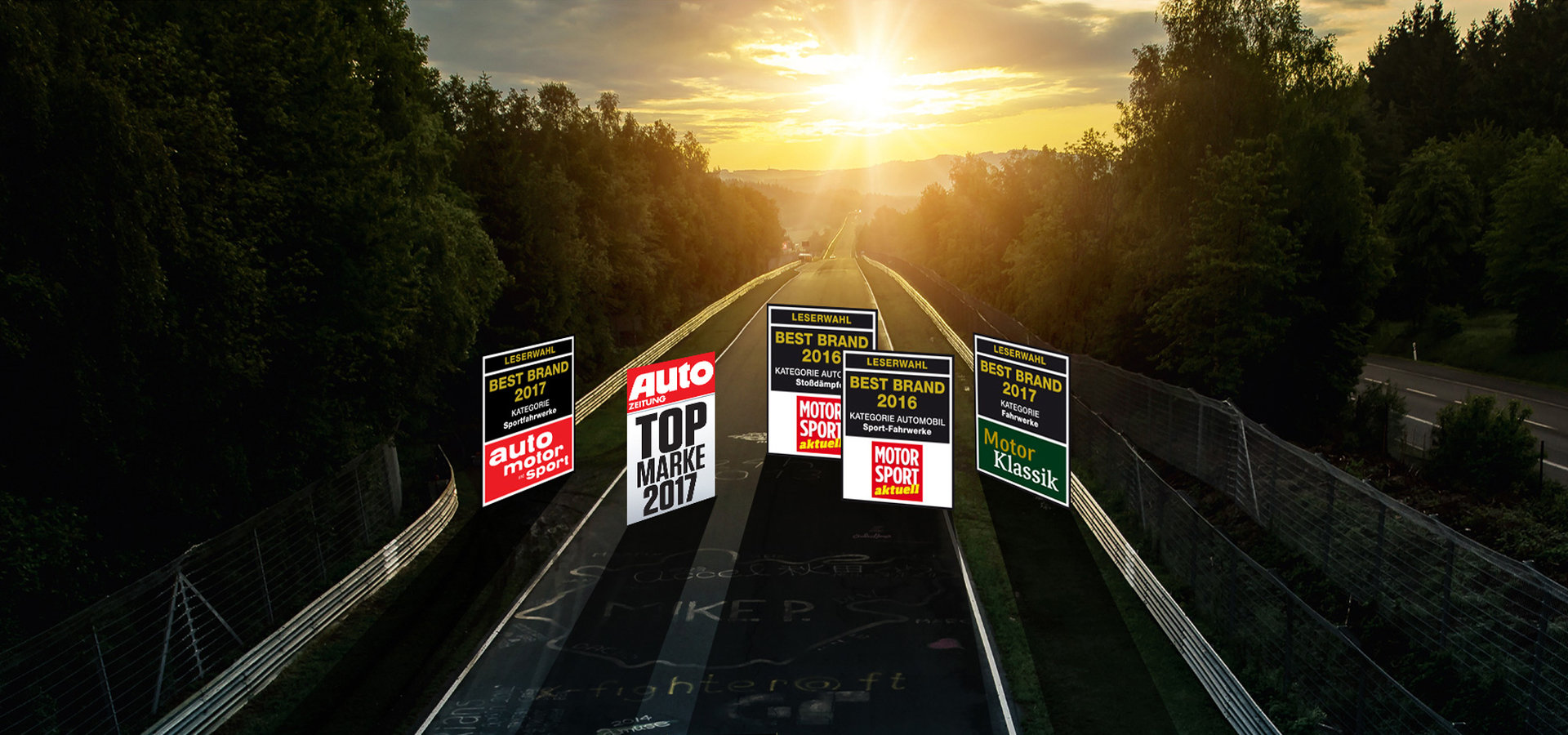 Kierowcy po raz kolejny wyróżniają produkty BILSTEIN