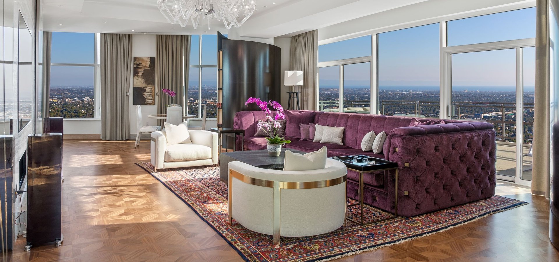 The Refined Cavalli Penthouse with Bird’s-Eye View of City in Coveted Century Building Listed by Coldwell Banker Realty for $21 Million