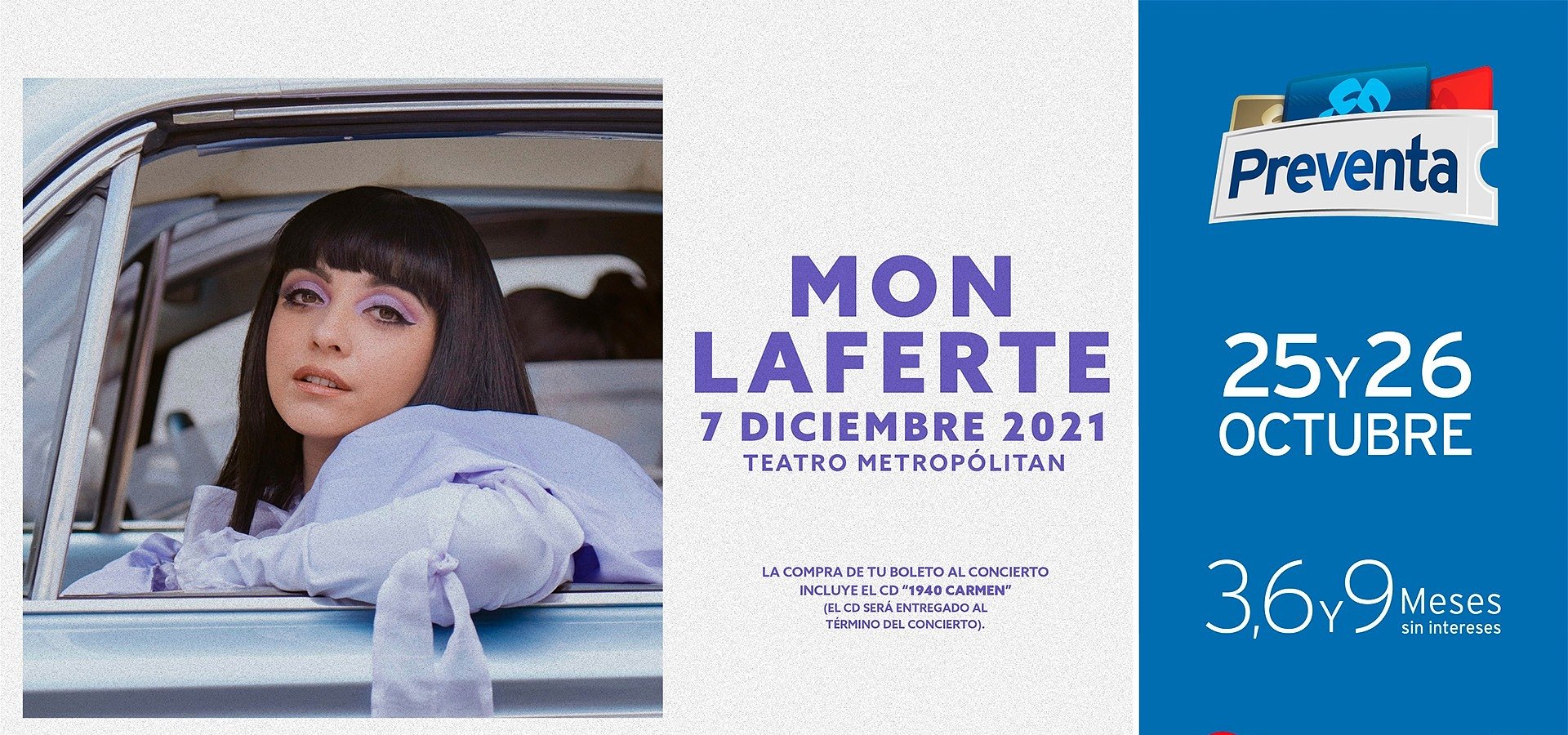 Mon Laferte regresa a los escenarios de la capital mexicana con nuevo disco 1940 Carmen